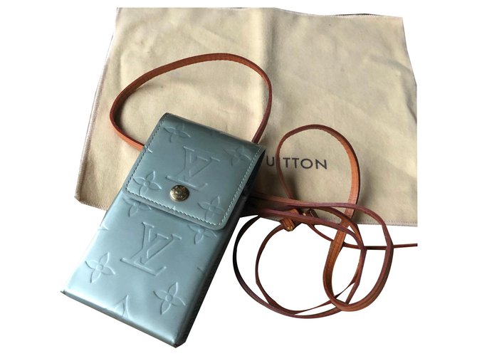 Louis Vuitton Piccola pochette originale Lexington LV con cintura Blu chiaro Pelle  ref.170225