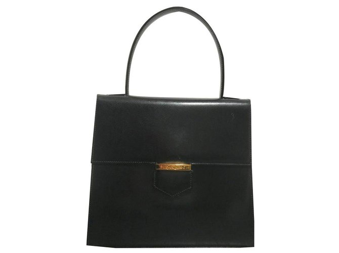 Yves Saint Laurent Handbags Black Leather  ref.170232