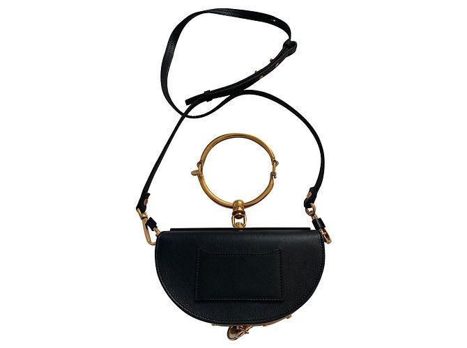 Chloé Nile Minaudiere Nero Pelle