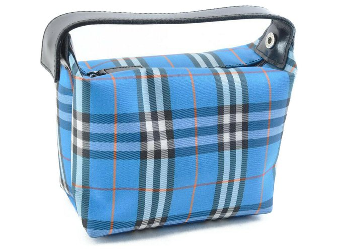 Burberry handbag Blue Cloth  ref.170291