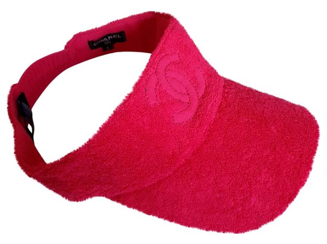 Chanel S cap / visor Pink Fuschia Cotton  ref.170420