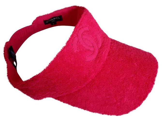 Gorra / visera Chanel S Rosa Fucsia
