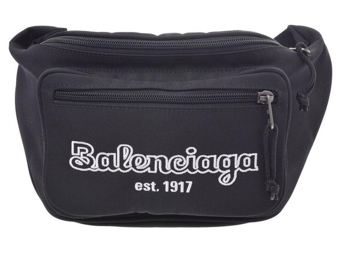 Balenciaga Belt bag Black Cloth  ref.170431
