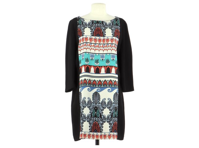 Tara Jarmon robe Black Polyester  ref.170443