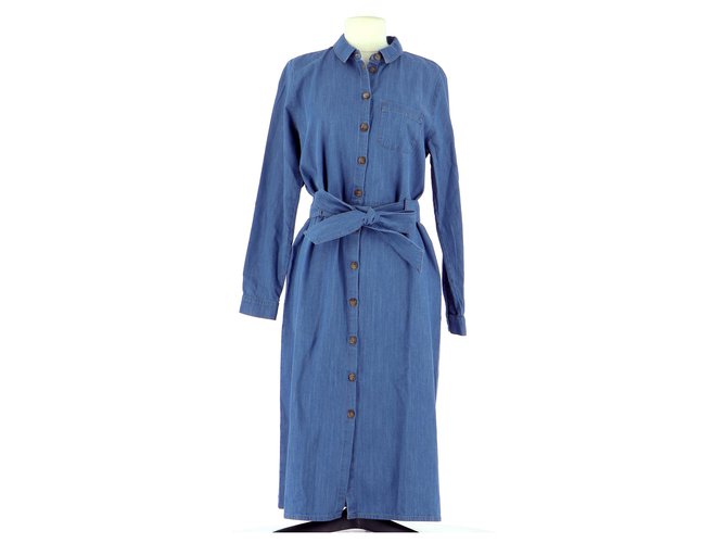 SéZane robe Blue Cotton  ref.170449
