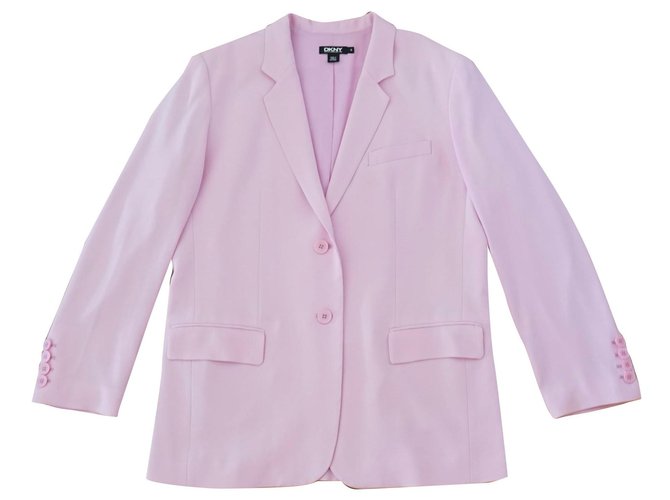 dkny pink blazer