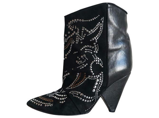 Isabel marant store studded ankle boots