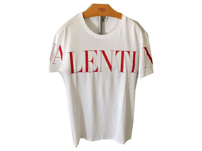 Valentino Garavani Tshirt new White Cotton  ref.170666
