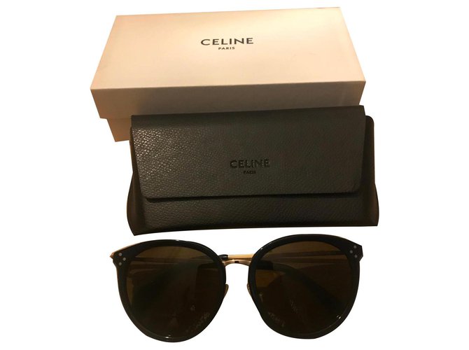 Céline Sunglasses Blue Metal Plastic  ref.170703