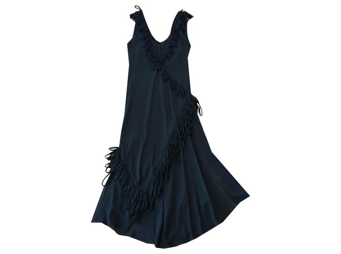 Christian Dior Dresses Black Silk  ref.170728