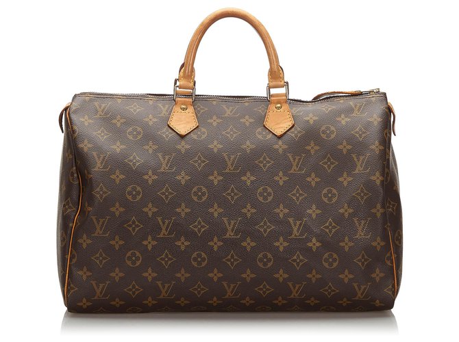 Louis Vuitton Speedy 40 Monogram Canvas Duffel Bag on SALE