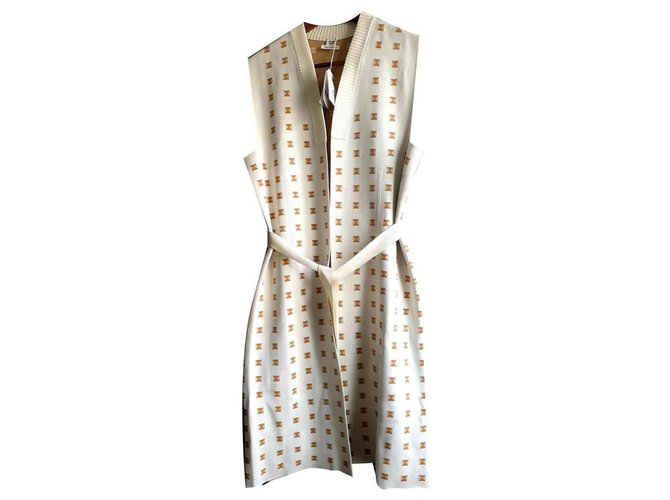 Hermès Silk waistcoat Beige  ref.170905