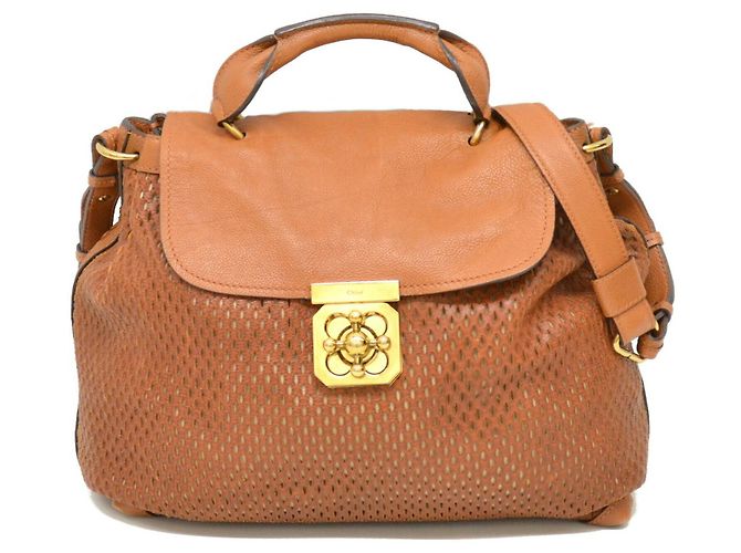 Chloé Elsie Leather Marrone Pelle