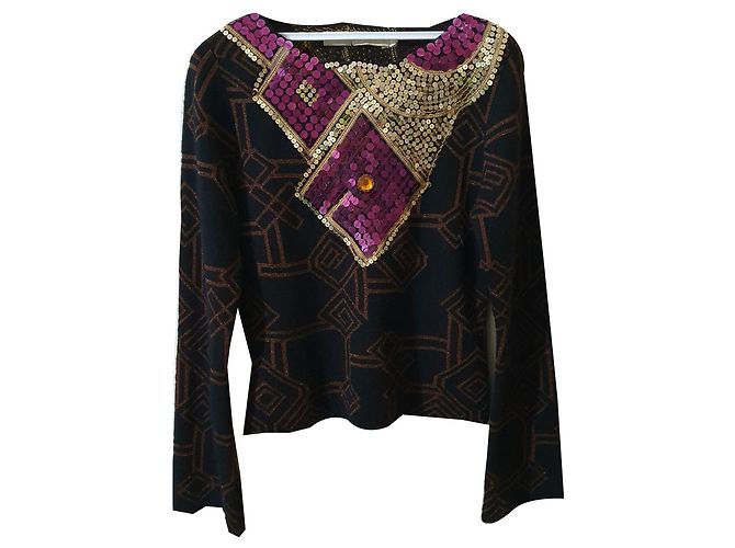 Munthe Plus Simonsen Wollpullover Mehrfarben 