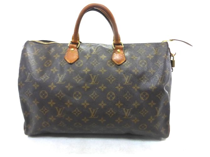 Louis Vuitton Speedy 40 Monogram Marron Cuir