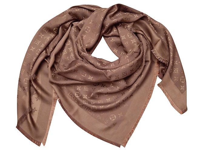 Louis Vuitton Monogram shawl Olive green