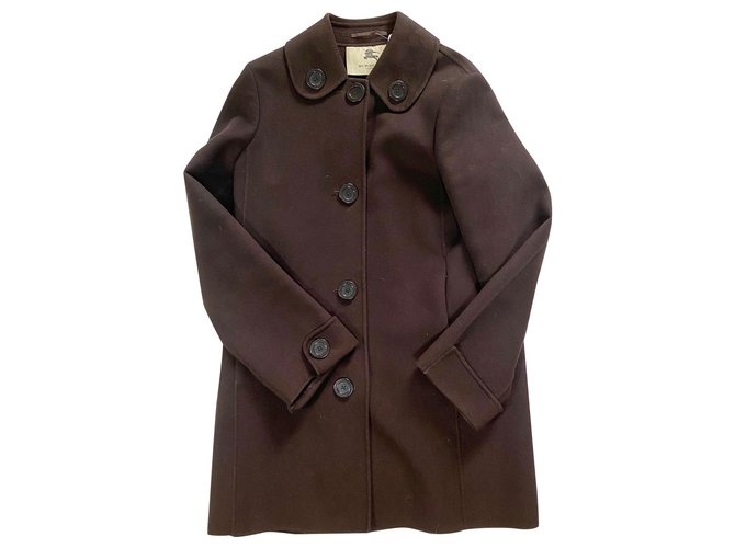 Burberry Handbags Dark brown Wool ref.863701 - Joli Closet