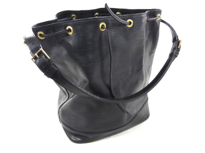 Louis Vuitton NOE GM LEATHER EPI BLACK  ref.252252