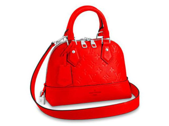 Louis Vuitton Alma nuovo Rosso Pelle  ref.171311