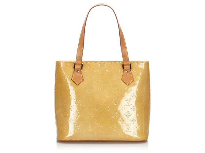 Louis Vuitton Yellow Vernis Reade PM Leather Patent leather  ref.171362