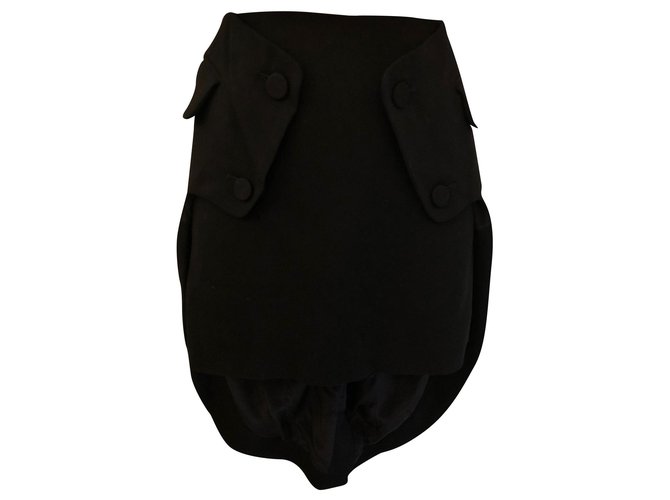 Alexander Wang Skirts Black Wool Viscose Elastane  ref.171722