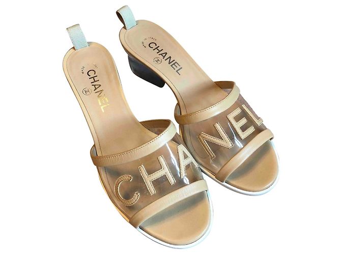 Chanel Mule Beige