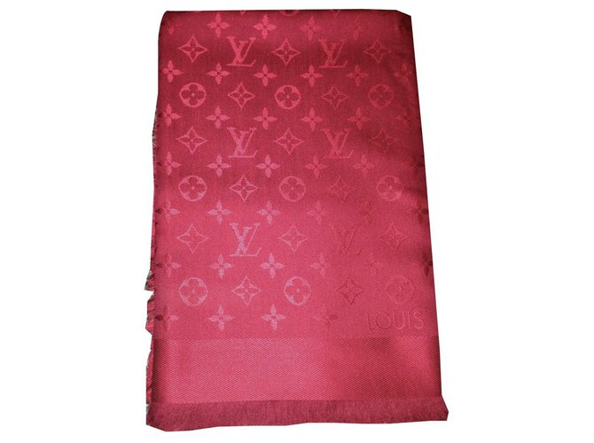 Louis Vuitton monogram Red Silk  ref.171745