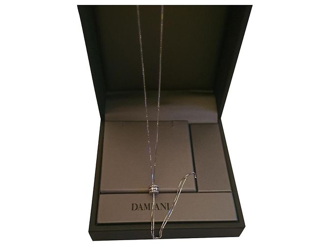 Collar Damiani en oro blanco y diamantes Plata