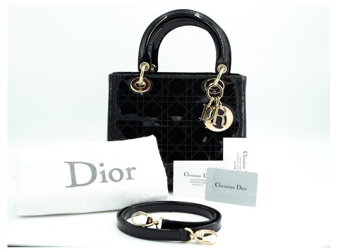 lady dior bag black