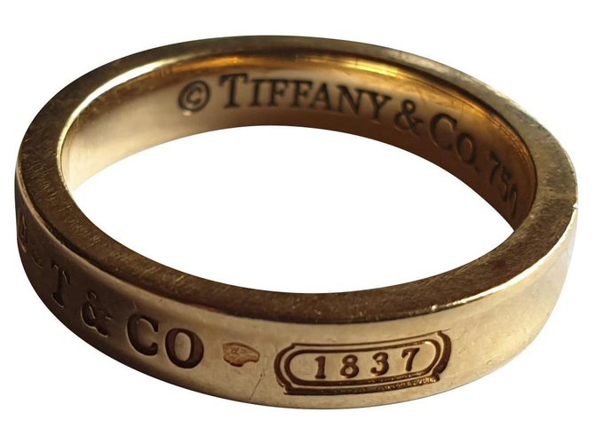 Tiffany & Co 1837 Dourado Ouro amarelo  ref.171790