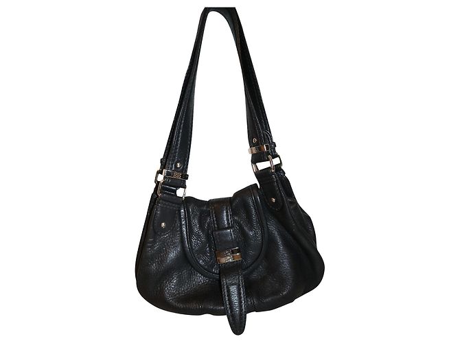 Borsa a mano Lancel Frasque in pelle nera Nero