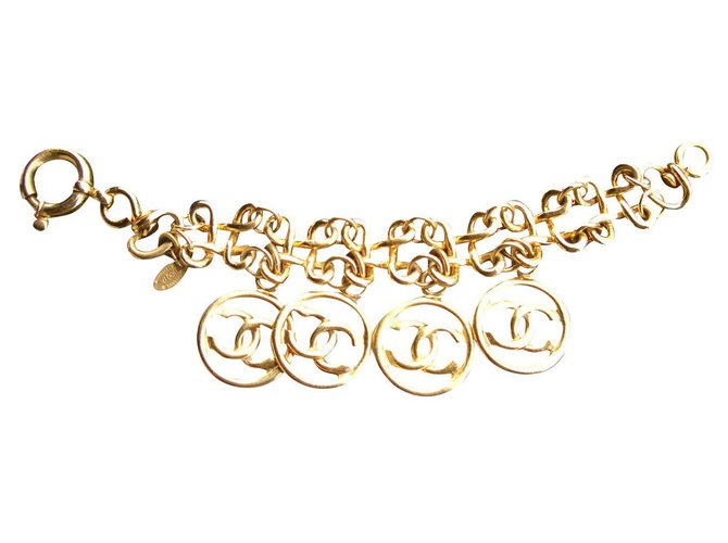 Chanel Medaillons Armband Golden  ref.171834
