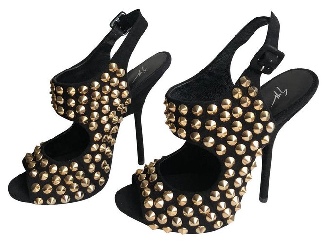 Giuseppe Zanotti Heels Black Suede  ref.171839