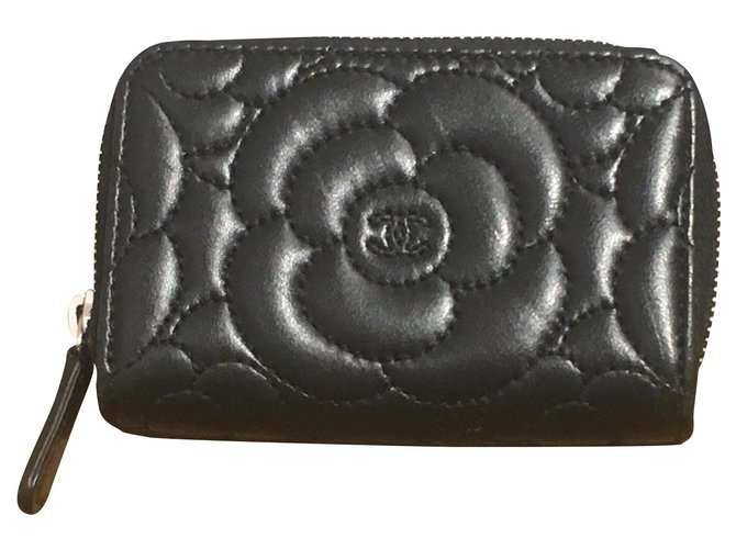 Chanel Purses, wallets, cases Black Leather  ref.171841
