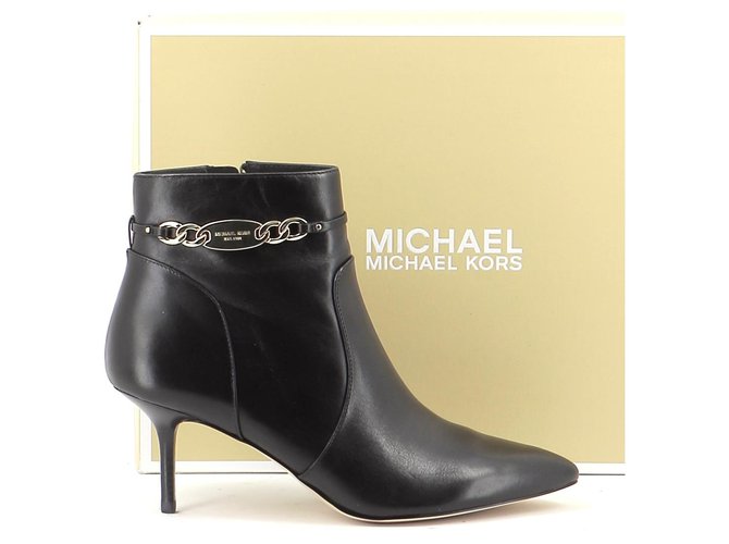 Michael Kors Ankle Boots / Low Boots Black Leather  ref.171933
