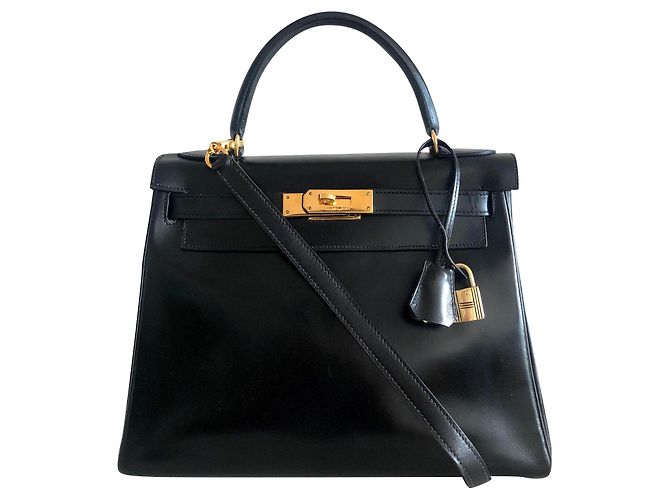 Hermès Kelly 28 Box Noir