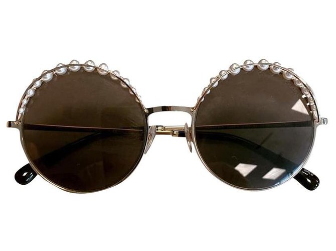 Chanel Oculos escuros Avelã  ref.172109