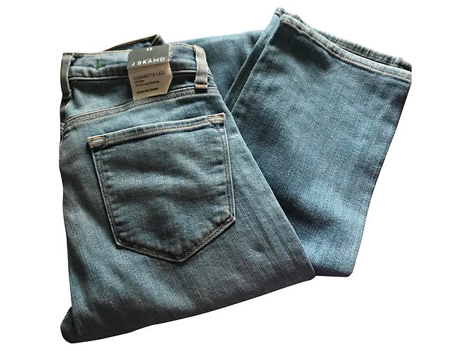 Jeans de pierna de cigarrillo J Brand 25 Azul claro