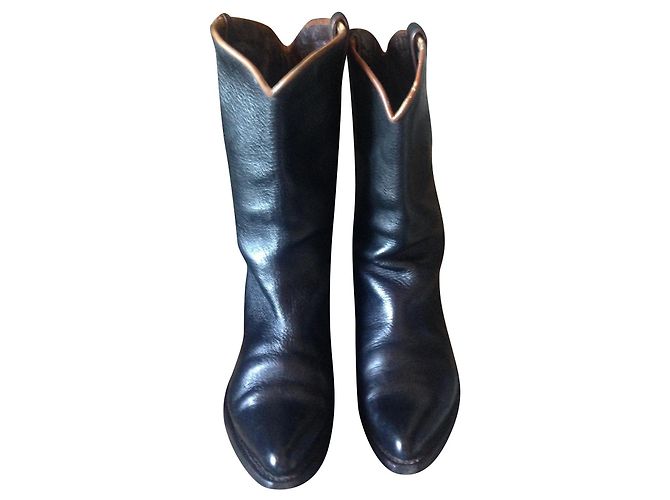 Autre Marque Sonora Boots Black Leather