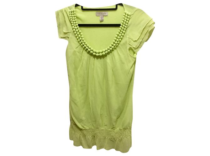 Ted Baker Hellgrüne Seidentunika