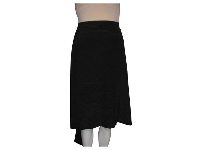 Philosophy Di Alberta Ferretti Silk skirt with tie detail Black  ref.172264