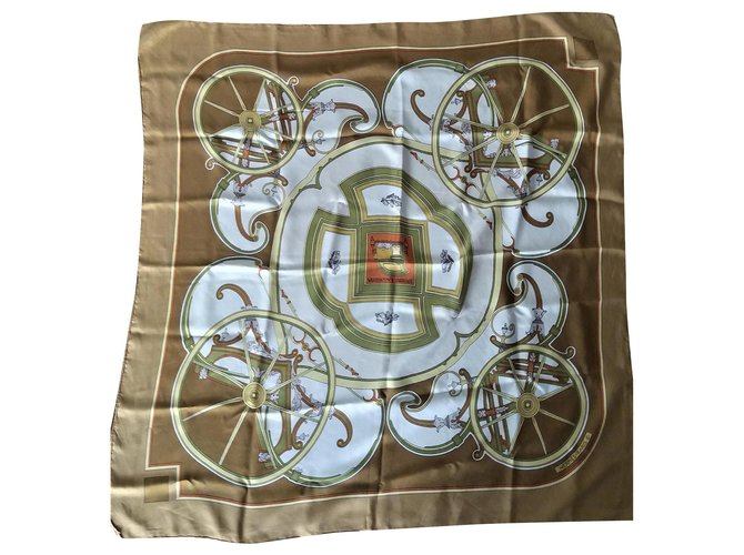 Hermès Hermes Scarf Washington's Carriage Multiple colors Silk  ref.172403