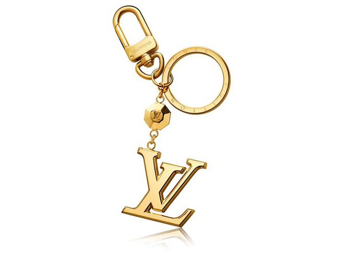 Louis Vuitton Circle Bag Charm and Key Holder Gold