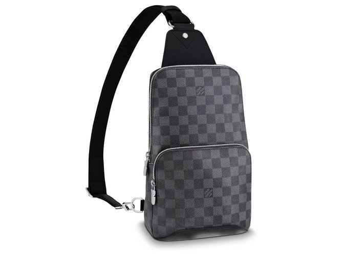Louis Vuitton Avenue  Sling bag Grey  ref.172687
