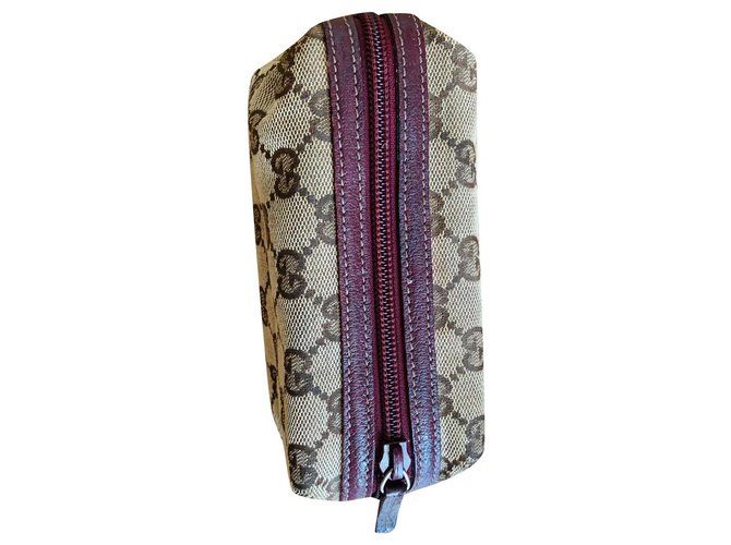 Gucci Purses, wallets, cases Brown Cloth  ref.172739