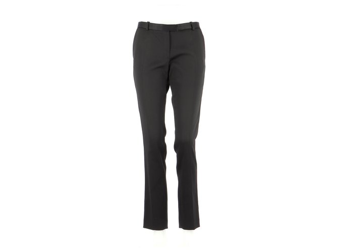 Maje Trousers Black Polyester  ref.172942