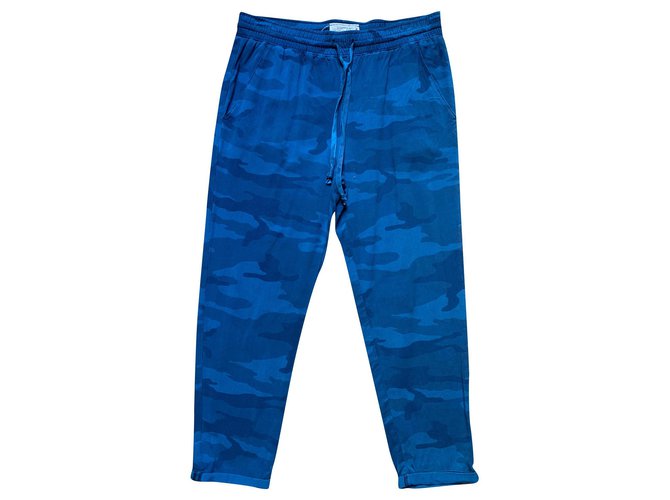 Current Elliott Un pantalon, leggings Rayon Bleu  ref.173003