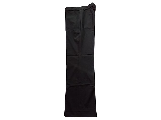 Autre Marque Le Bon Marché Schwarze Hose Gerade Schnitt