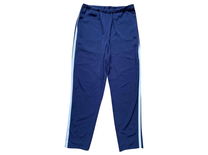 Closed Pants, leggings Dark blue Triacetate  ref.173128