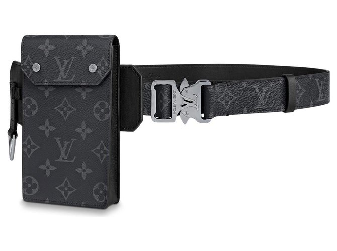 Louis Vuitton Gebrauchsgürtel LV Grau  ref.173202